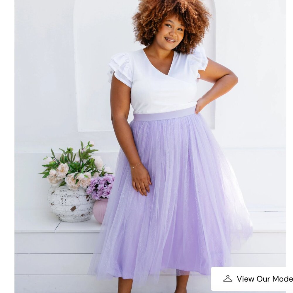 New with Tags! Proud Poppy Lavendar Maxi Skirt US22